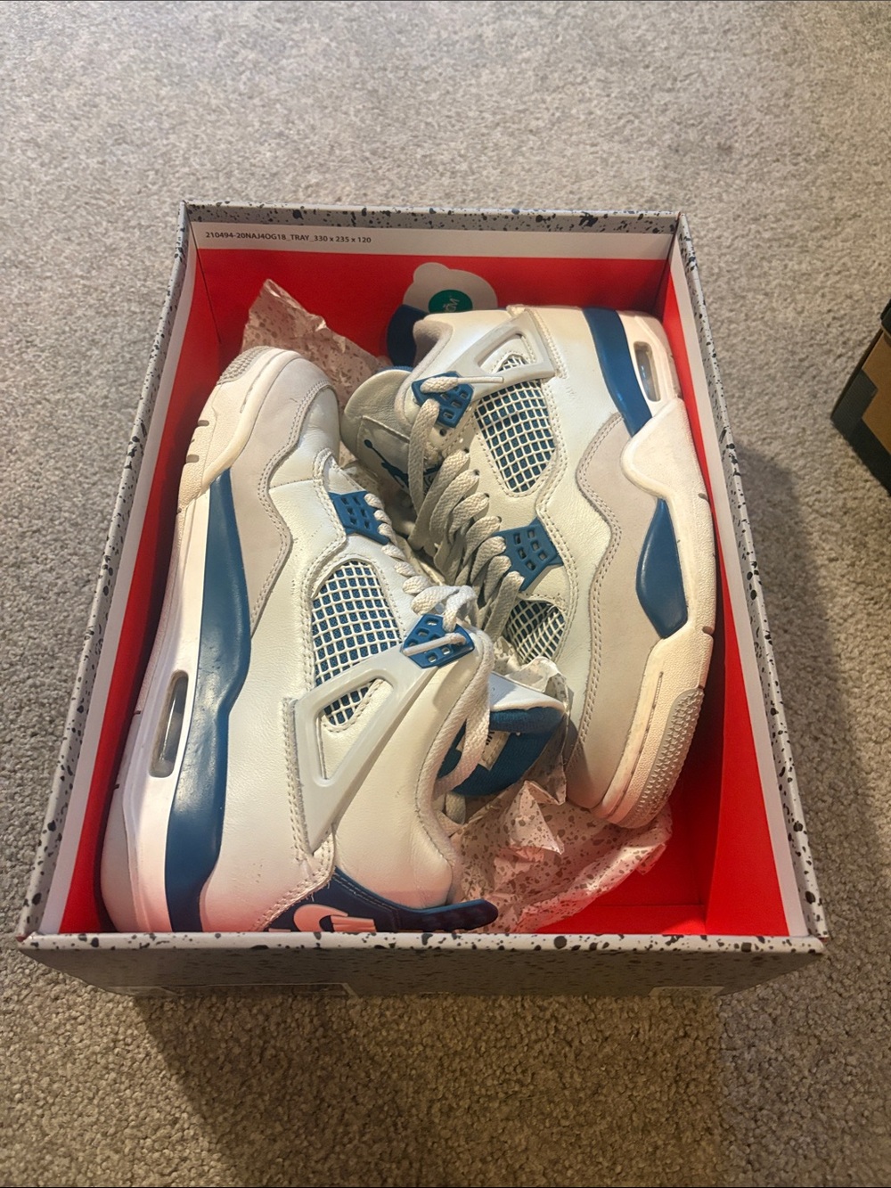 Military Blue Jordan 4